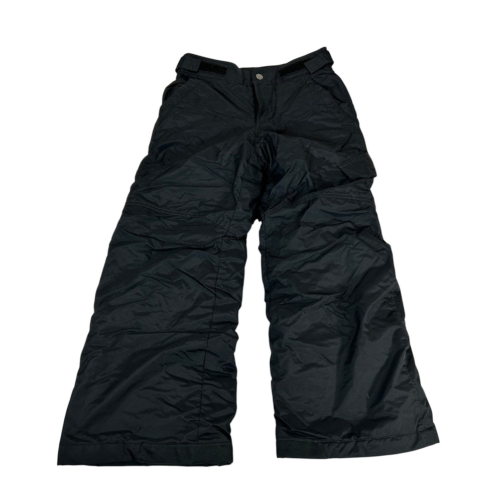 Columbia Boys Small 8 Black Insulated Snow Pants SB8379 Cargo Ski Snowboard
